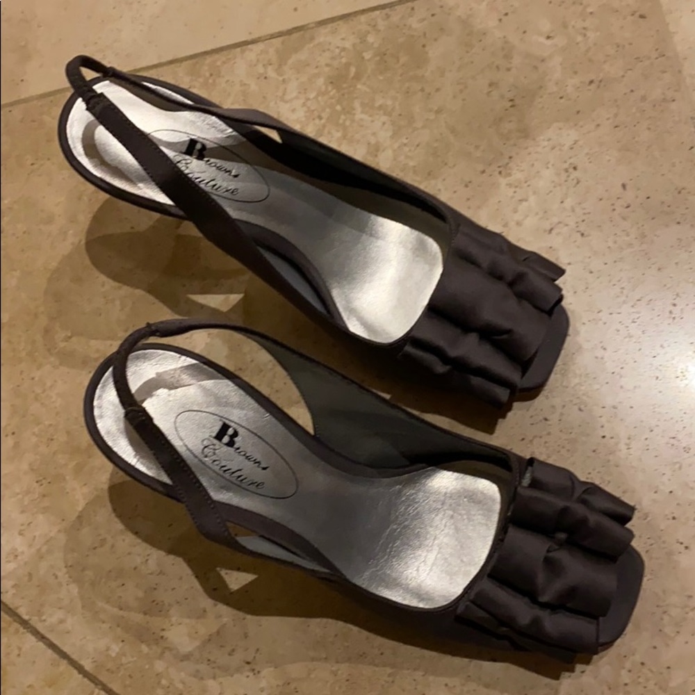 Satin shoes